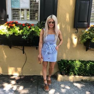 Two piece striped set